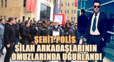Şırnak şehidi silah arkadaşlarının omuzlarında Denizli'ye uğurlandı