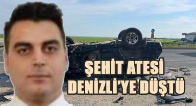 Şırnak'taki kazada şehit olan polis memuru Fırat Der'in acı haberi baba ocağı Denizli'yi yasa boğdu