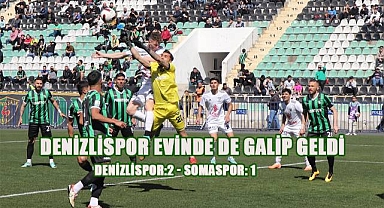 TFF 2. Lig: Denizlispor: 2 - Somaspor: 1