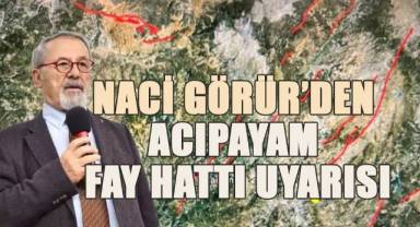 Ünlü Yer Bilimci Prof. Dr. Naci Görür, Acıpayam Fay Zonu’na dikkat çekti.