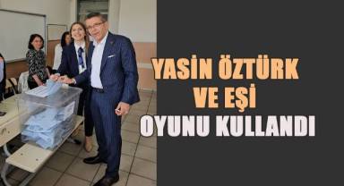 Yasin Öztürk ve eşi oyunu kullandı