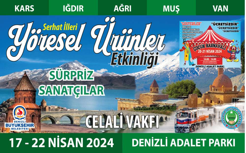 Anadolu Serhat İllerinden Yöresel Lezzetler Denizli'de: Festival Yarın Başlıyor!