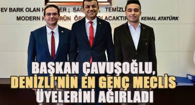 Başkan Çavuşoğlu, Denizli’nin en genç meclis üyelerini ağırladı