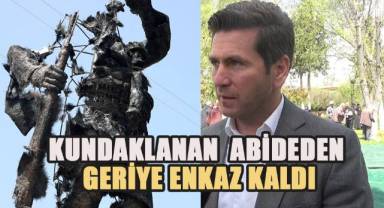 Başkan Tatık; kundaklanan abide en kısa sürede yenilenecek
