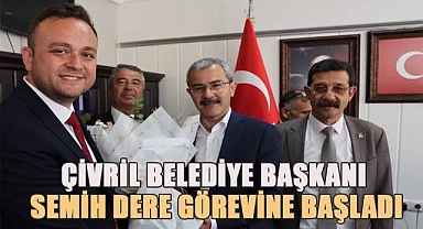 Çivril Belediye Başkanı CHP'li Semih Dere Göreve Başladı