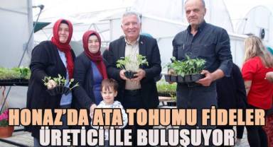 Honaz’da ata tohumu fideler üretici ile buluşuyor