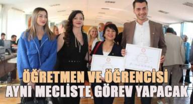 Öğretmen ve Öğrencisi Aynı Mecliste Görev Yapacak