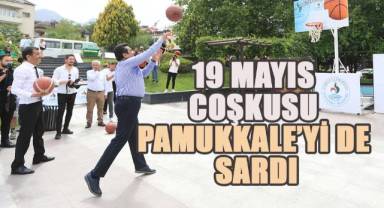 19 Mayıs Coşkusu Pamukkale'yi de sardı