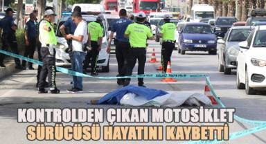Başını kaldırıma vuran kasksız sürücüsü hayatını kaybetti