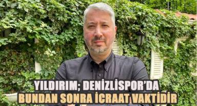 Başkan adayı Yıldırım; Denizlispor'da yapılacak ilk şey güven ortamını sağlamak olacaktır