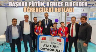 Başkan Pütün, Türkiye dereceleri elde eden Beyağaçlı öğrencileri kutladı