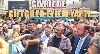 Çivril'de Çiftçiler Sulama Fiyatlarının İndirilmesi İçin Eylem Yaptı