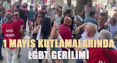 Denizli'de 1 Mayıs kutlamaların da LGBT gerilimi