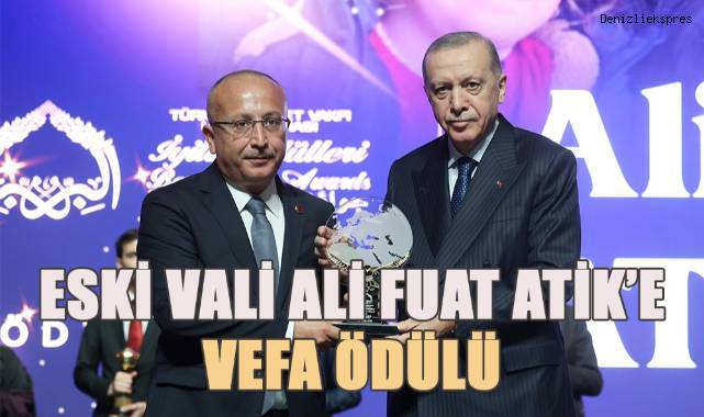 Eski Denizli Valisi Ali Fuat Atik,