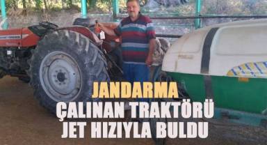 Honaz’da çalınan traktörü jandarma 3 saatte buldu