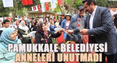 Pamukkale Belediye Başkanı Ali Rıza Ertemur, anneleri unutmadı