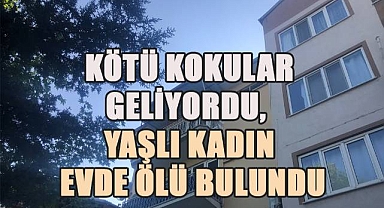 Yaşlı kadın evde ölü bulundu