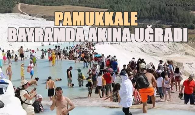 9 günlük Kurban Bayramı tatilinde Pamukkale’yi 111 bin kişi ziyaret etti