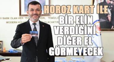 Başkan Çavuşoğlu Horoz Kart'ı tanıtımını yaptı
