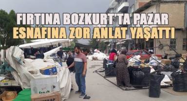 Bozkut'ta fırtına pazarın altını üstüne getirdi
