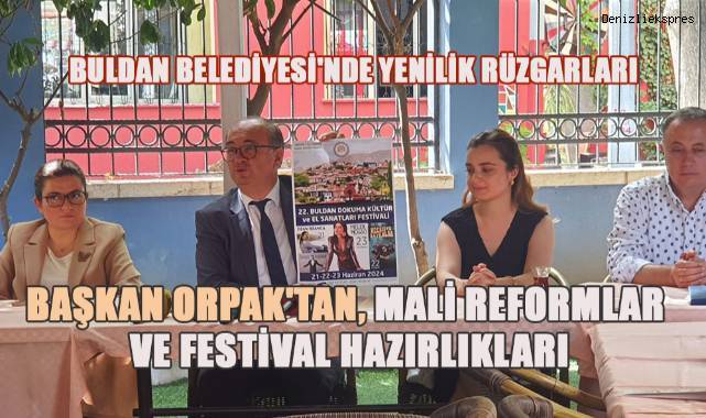 Buldan Belediye Başkanı Mehmet Ali Orpak'tan Festival ve Belediye İle İlgili Önemli Açıklamalar