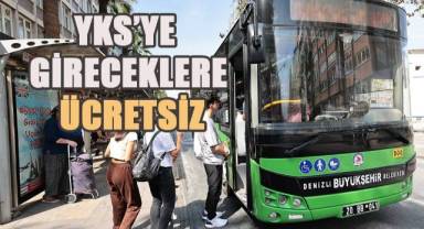 Büyükşehir otobüsleri YKS'ye gireceklere ücretsiz