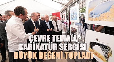Çevre temalı karikatür sergisi büyük beğeni topladı