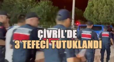 Çok sayıda tapu ve senetle yakalanan 3 tefeci tutuklandı
