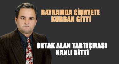 Denizli'nin Çal İlçesinde Ortak Alan Tartışması Cinayetle Sonuçlandı