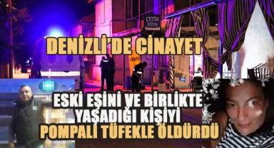 Eski eşinin çalıştırdığı büfeye giden şüpheli, kaçmaya çalışan çifti boş arsada öldürdü