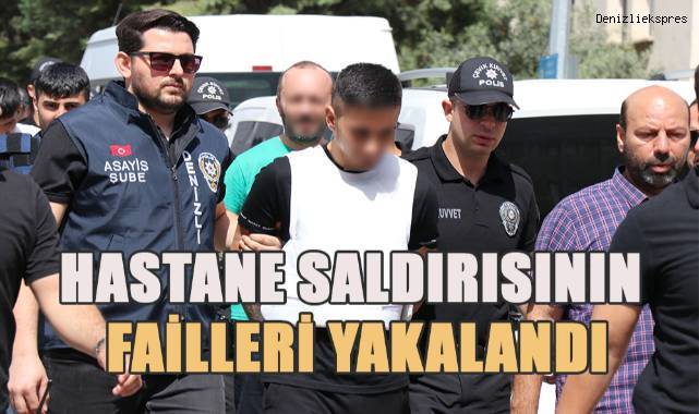 Hastane bahçesinde gerçekleşen saldırının faili ve ona yardım eden 6 kişi adliyeye sevk edildi