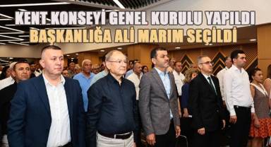Kent Konseyi Genel Kurulu yapıldı Başkanlığa Ali Marım seçildi