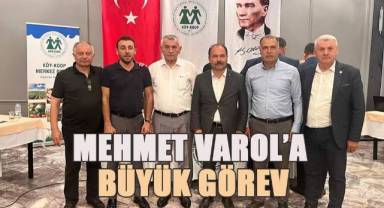 Mehmet Varol, Köy- Koop Merkez Birliği Genel Başkanı Seçildi