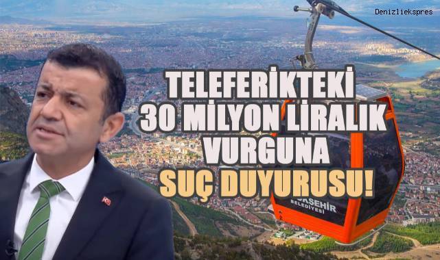 Teleferikteki 30 Milyon Liralık Vurguna Suç Duyurusu!