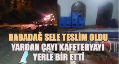 Babadağ sele teslim oldu, Yardan Çayı bir tesisi yerle bir etti