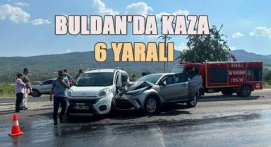 Buldan'da Trafik Kazası: 6 Yaralı