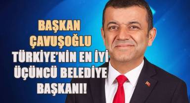 Bülent Nuri Çavuşoğlu Türkiye'nin en çok beğenilen üçüncü büyükşehir belediye başkanı!