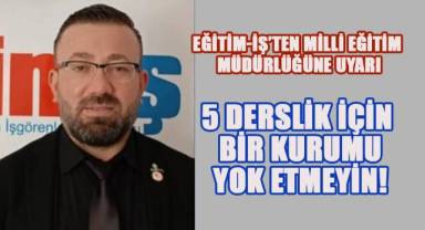 Eğitim-İş Sendikası, Milli Eğitim Müdürlüğü'nü Eleştirdi
