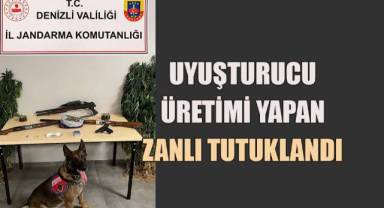 Uyuşturucu üretimi yapan şüpheli tutuklandı
