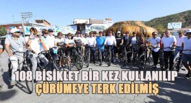 Yıllardır depoda çürümeye terk edilen bisikletler gençlere dağıtılacak