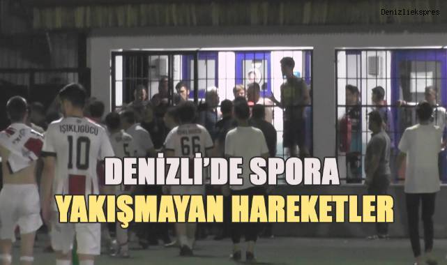 Yükselme grubu maçında saha karıştı