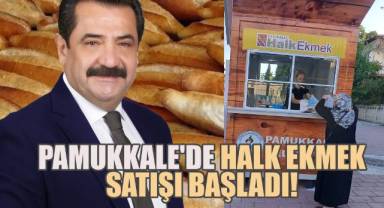 Başkan Ertemur sözünü tuttu, Pamukkale'de Halk Ekmek satışı başladı!