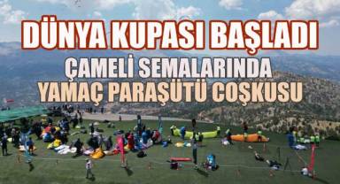 Çameli Semalarında Yamaç Paraşütü Coşkusu: Dünya Kupası Başladı