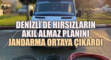 Denizli'de akıl almaz hırsızlığı jandarma ortaya çıkardı
