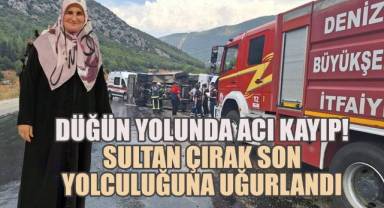 Düğüne Giderken Hayatını Kaybeden Sultan Çırak, Son Yolculuğuna Uğurlandı