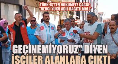 İşçilerden mesaj: