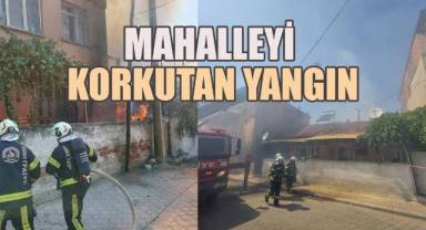 Mahalleyi Korkutan Yangında, İki Ev Büyük Hasar Gördü