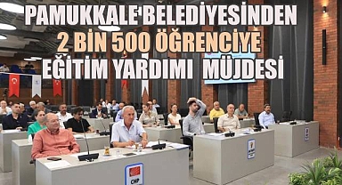 Pamukkale Belediyesinden 2 bin 500 öğrenciye 8 ay boyunca eğitim yardımı müjdesi
