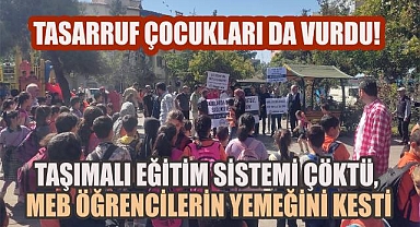 Tasarruf çocukları da vurdu