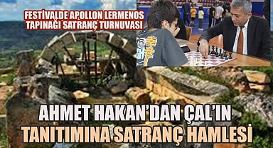Çal Bağbozumu Festivali'nde Apollon Lermenos Tapınağı'nda Satranç Turnuvası Düzenleniyor